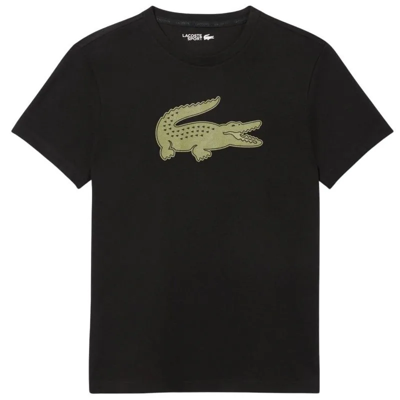 Lacoste Sport Black Khaki T-Shirt