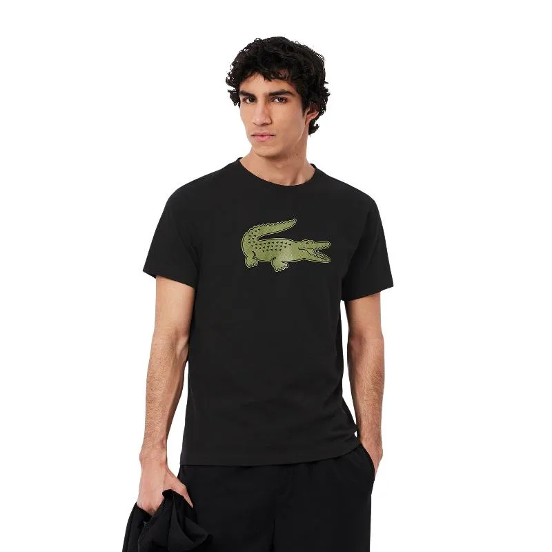 Lacoste Sport Black Khaki T-Shirt