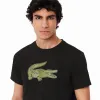 Lacoste Sport Black Khaki T-Shirt