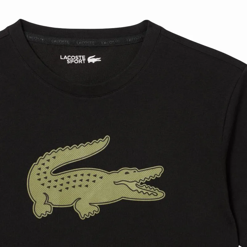 Lacoste Sport Black Khaki T-Shirt