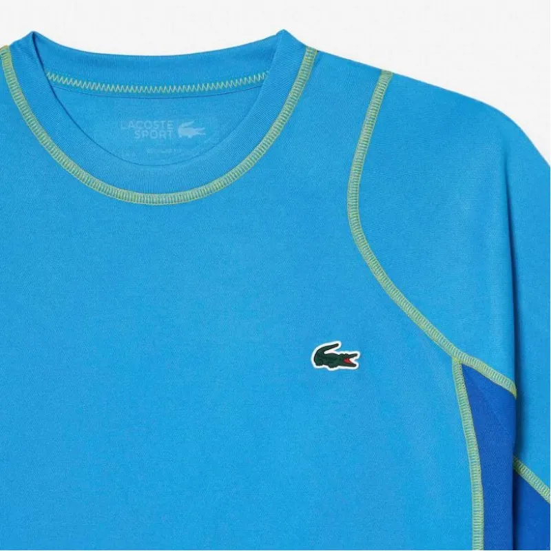 Lacoste Sport Pique Blue T-shirt