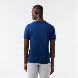 Lacoste Sport Navy Blue Knit T-Shirt