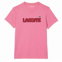 Lacoste Sport T-shirt Burgundy pink knit
