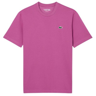 Lacoste Sport Regular Fit Mauve T-Shirt