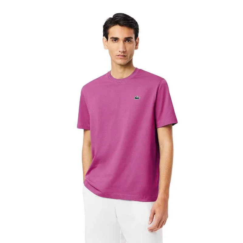 Lacoste Sport Regular Fit Mauve T-Shirt