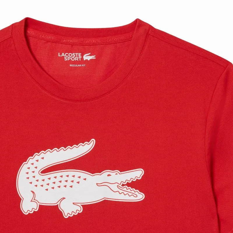 Lacoste Sport Red White T-Shirt