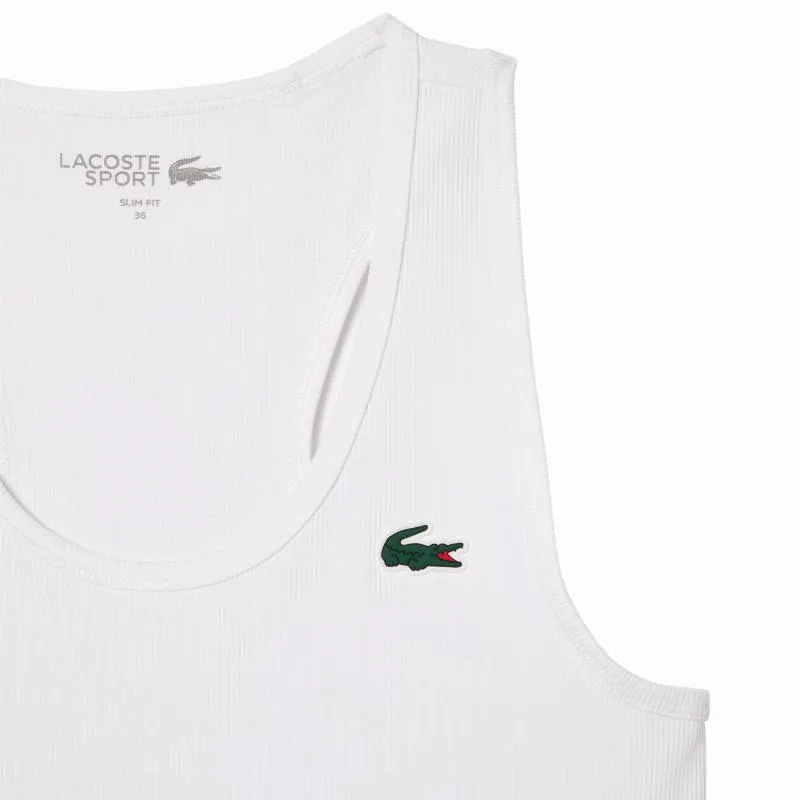 Lacoste Sport Slim Fit WeiÃes T-Shirt