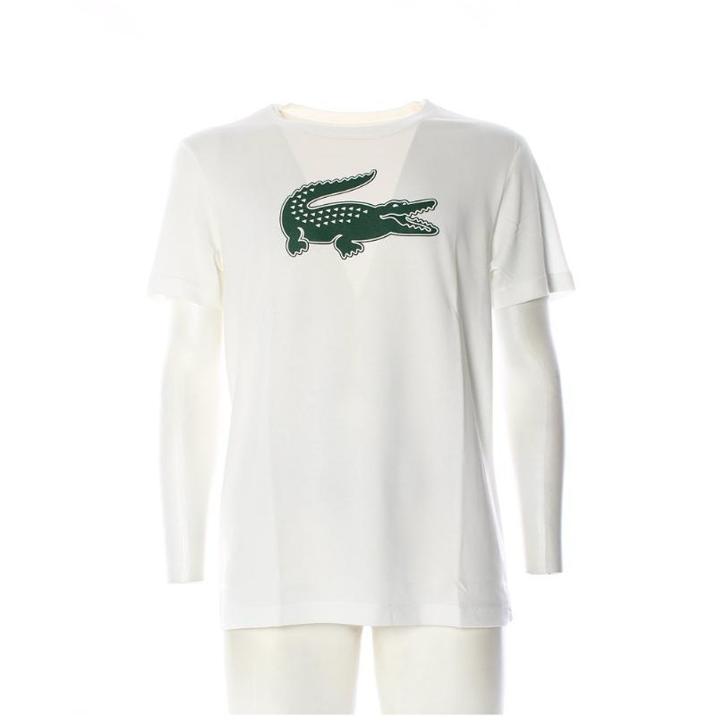 Lacoste Sport Breathable T-Shirt White Green
