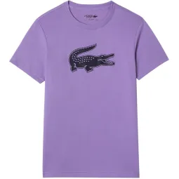 Lacoste Sport Breathable Purple Black T-Shirt