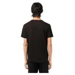 Lacoste Sport Breathable T-Shirt Black Orange
