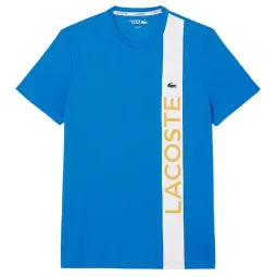 Lacoste Sport Ultra Dry Blu Bianco Maglietta