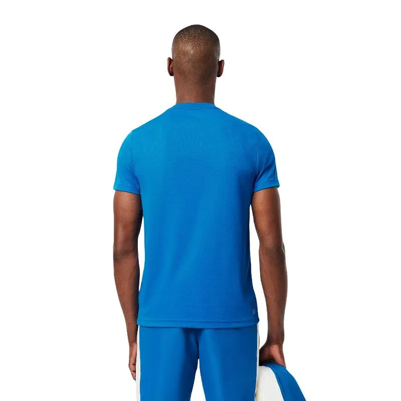 Lacoste Sport Ultra Dry Blue White T-Shirt