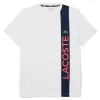 Lacoste Sport Ultra Dry White Navy Blue T-Shirt