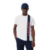 Lacoste Sport Ultra Dry White Navy Blue T-Shirt