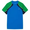 Lacoste Ultra Dry Navy Blue Green T-Shirt