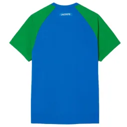 Lacoste Ultra Dry Navy Blue Green T-Shirt