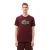 Lacoste Ultra Dry Burgundy T-shirt