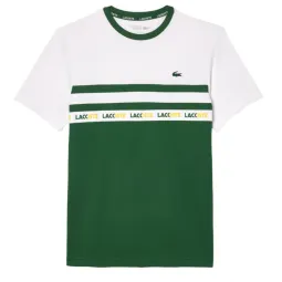Lacoste Ultra Dry T-Shirt Green White