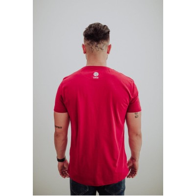 Crazy T-Shirt Essence Burgundy White
