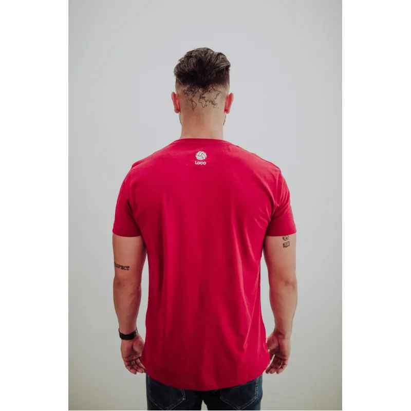 Crazy T-Shirt Essence Burgundy White