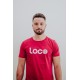 Crazy T-Shirt Essence Burgundy White