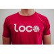 Crazy T-Shirt Essence Burgundy White