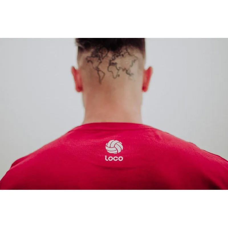 Crazy T-Shirt Essence Burgundy White