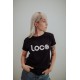 Camiseta Loco Esencia Negro Blanco - Barata Oferta Outlet