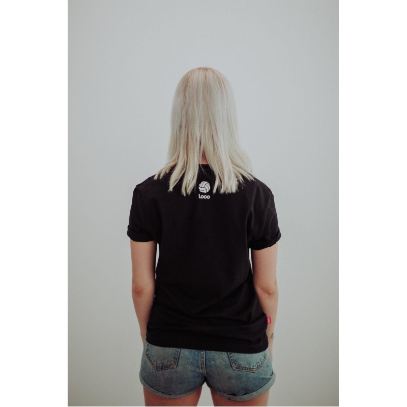 Camiseta Loco Esencia Negro Blanco - Barata Oferta Outlet