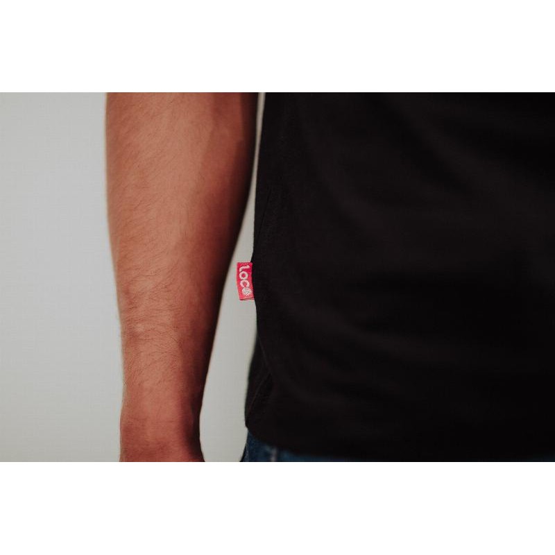 Camiseta Loco Esencia Negro Blanco - Barata Oferta Outlet