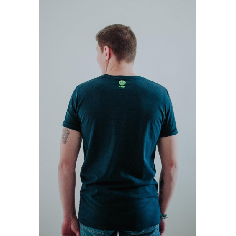 Camiseta Loco Marco Lenders Marino Verde - Barata Oferta Outlet
