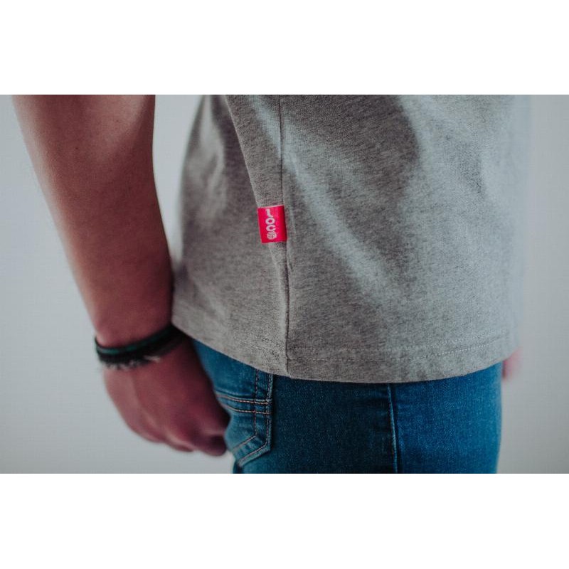 Camiseta Loco Originale Gris Burgundy - Barata Oferta Outlet