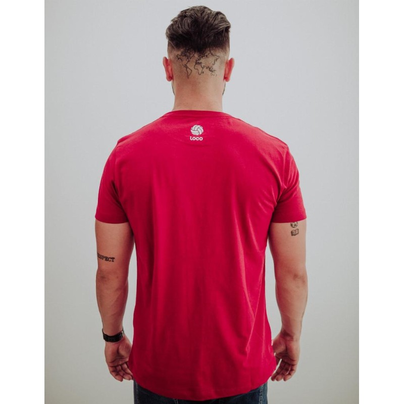 Crazy T-Shirt Essence Burgundy White
