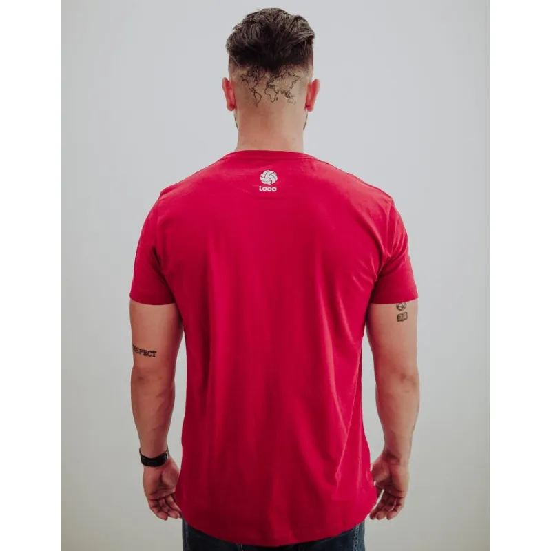 Crazy T-Shirt Essence Burgundy White