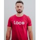 Crazy T-Shirt Essence Burgundy White