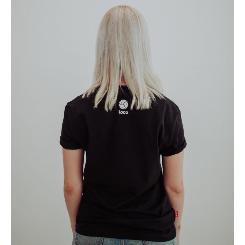 Camiseta Loco Esencia Negro Blanco - Barata Oferta Outlet