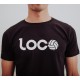 Camiseta Loco Esencia Negro Blanco - Barata Oferta Outlet