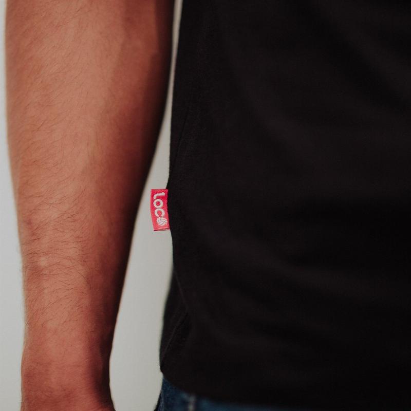 Camiseta Loco Esencia Negro Blanco - Barata Oferta Outlet
