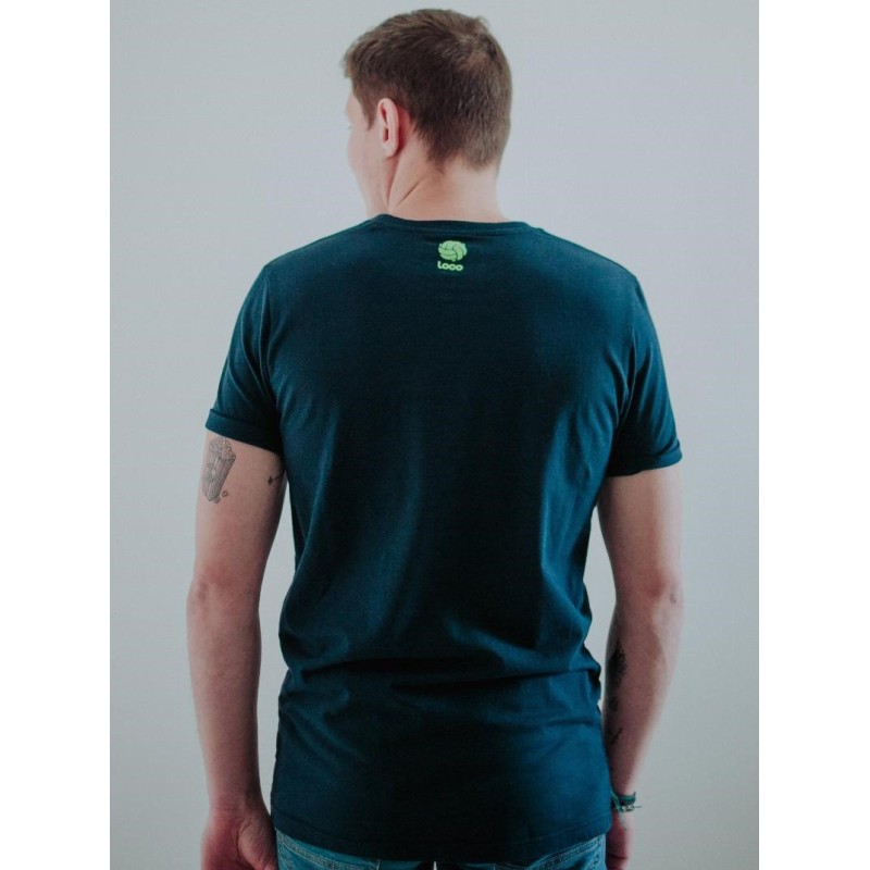 Camiseta Loco Marco Lenders Marino Verde - Barata Oferta Outlet
