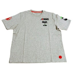T-shirt Lok A1 Padel Bridger Gris Chiné
