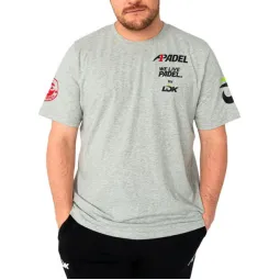Lok A1 Padel Bridger Gray Melange T-Shirt