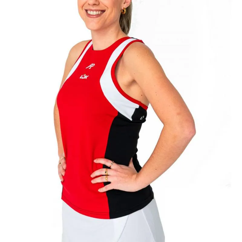 Lok A1 Padel Elk White Black Women's T-Shirt