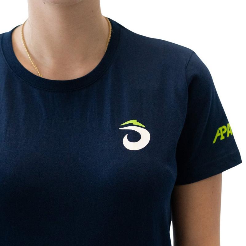 T-shirt femme Lok A1 Padel Glacier bleu marine