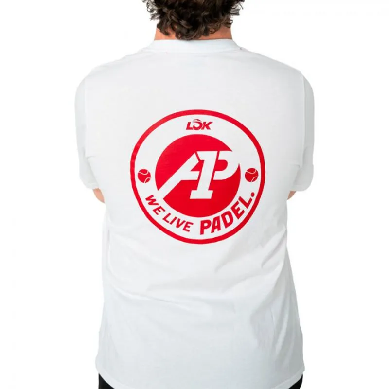 Lok A1 Padel Glacier White T-Shirt