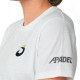 T-shirt femme Lok A1 Padel Glacier Blanc
