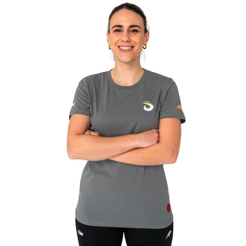 Camiseta Lok A1 Padel Glacier Gris Mujer
