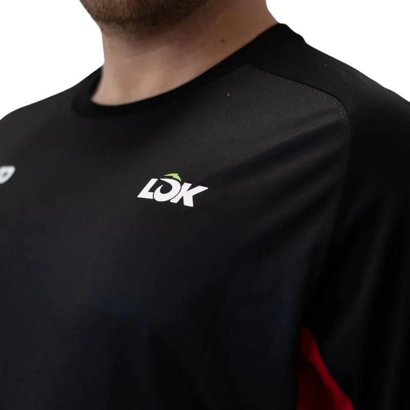 Lok A1 Padel Hood Black T-Shirt