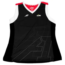 Lok A1 Padel Wasatch Black Women's T-Shirt