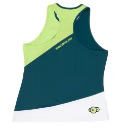 Camiseta Lok Gross Blanco Verde Mujer