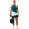 Camiseta Lok Gross Blanco Verde Mujer
